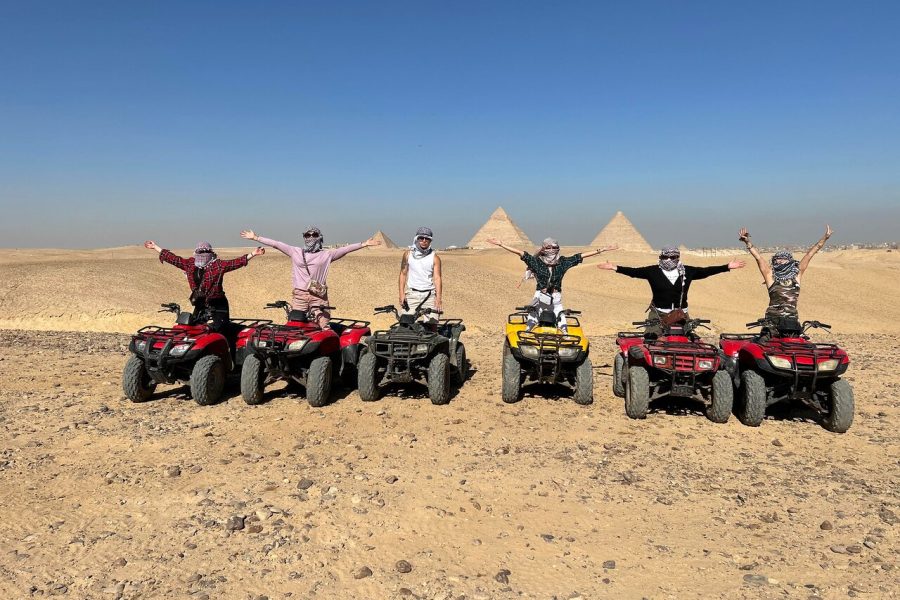 Quad Bike Ride In The Pyramids Desert