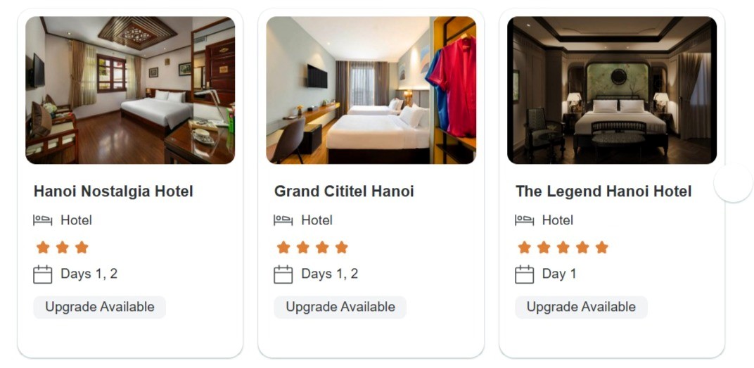 Vietnam Super Save Tour Accommodation