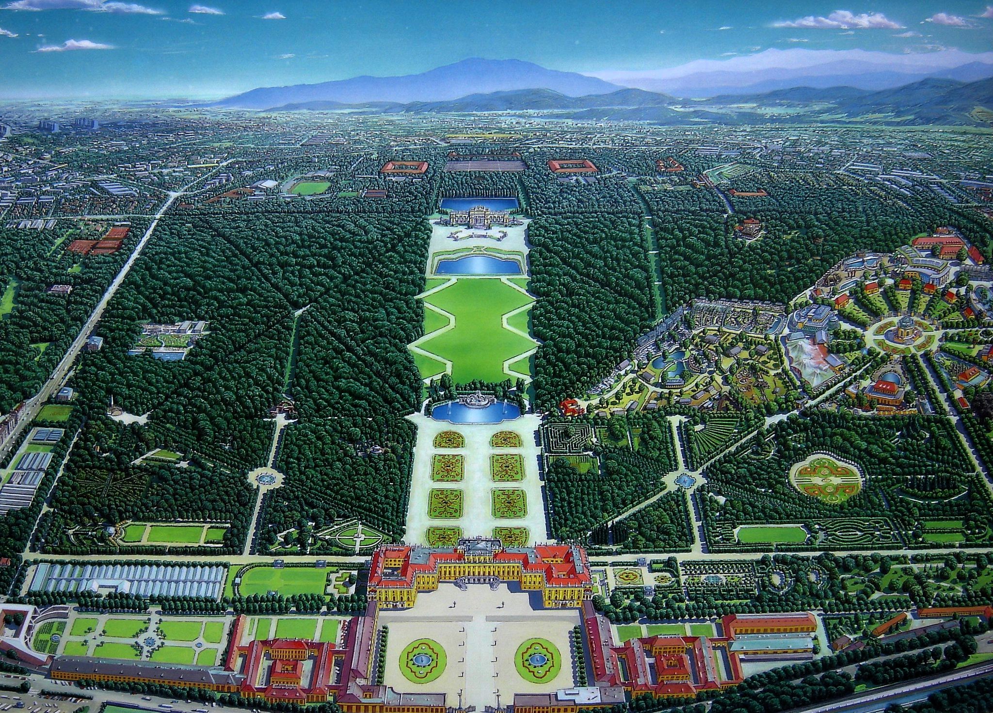 Schönbrunn Palace Map