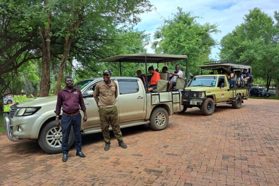 Game Drive & Rhino Walking Safari in Mosi-oa-Tunya National Park