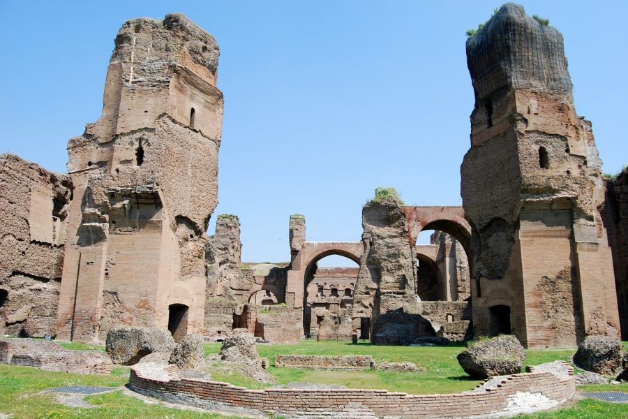 Group Tour of the Baths of Caracalla