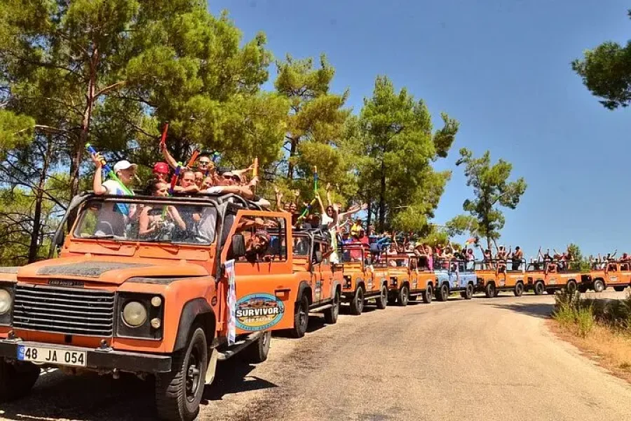 Alanya Jeep Safari with BBQ Lunch & Transfer
