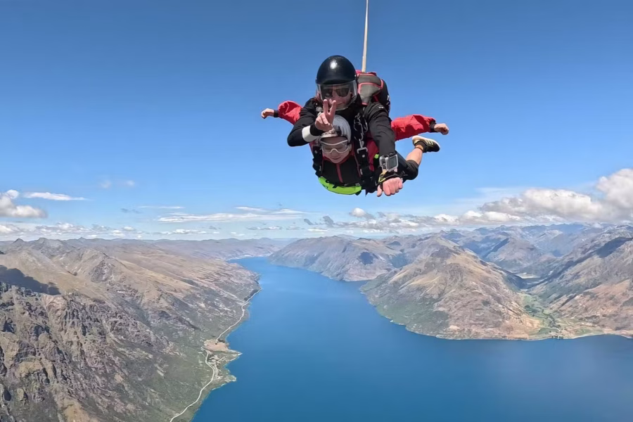 NZONE Skydive 12,000ft Tandem Jump Over New Zealand