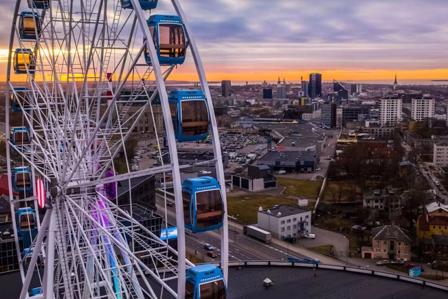 Tallinn TV Tower + Skywheel Tallinn Combo Ticket