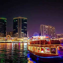 Dubai Creek Dhow Cruise Dinner & Tanoura Show