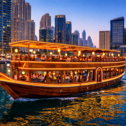 Dubai Dhow Cruise Dinner with Live Entertainment