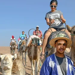 Agafay Desert Sunset & Camel Rides and Dinner Show